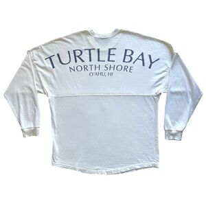 RARE Turtle Bay North Shore Hawaii Spirit Jersey Long Sleeve O'Ahu Island Large
